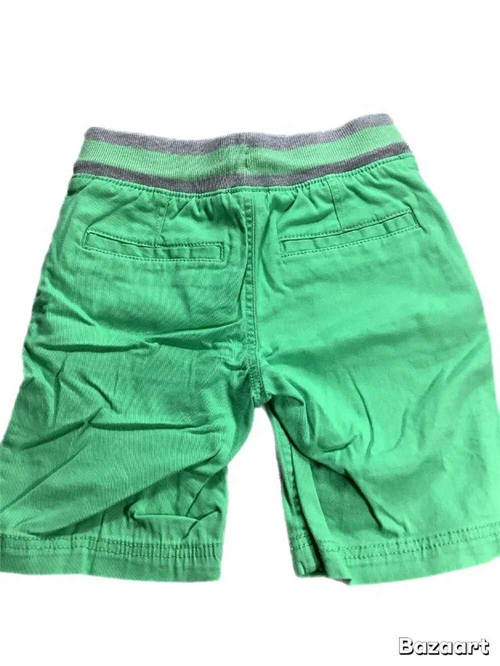 Wonder Nation Boys Pull-On Shorts Size 8 Green Elastic Waist